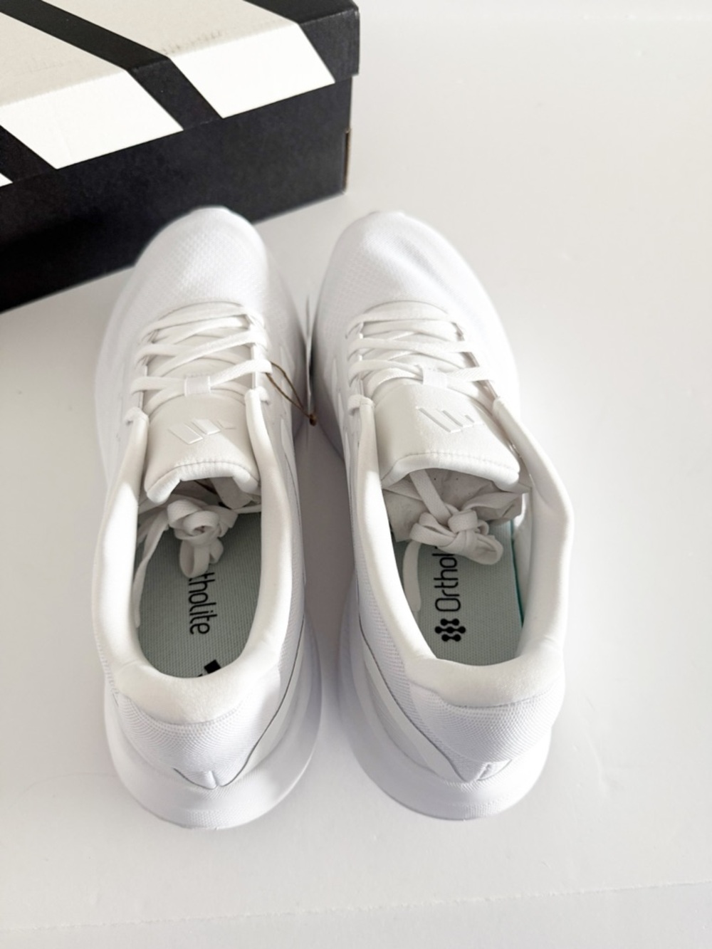 NEW Adidas Women’s Runfalcon 5 White Running Shoes Sneakers Size 11 - Picture 5 of 9